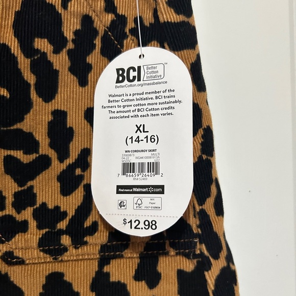 Wonder Nation Girl’s corduroy skirt size 14/16 - Picture 3 of 3